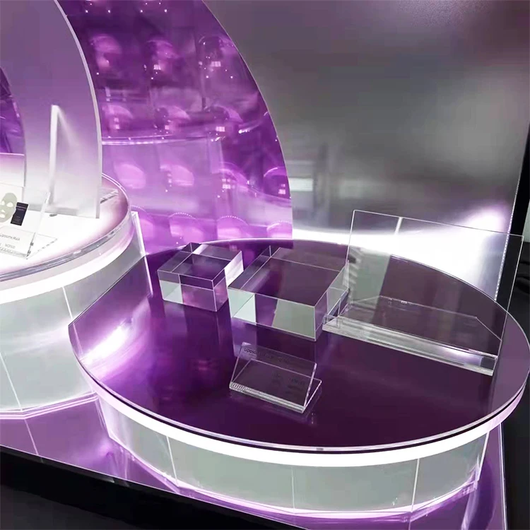 Профессиональный магазин витрины для макияжа стойки косметики светодиодные акриловые продуктов по уходу за кожей