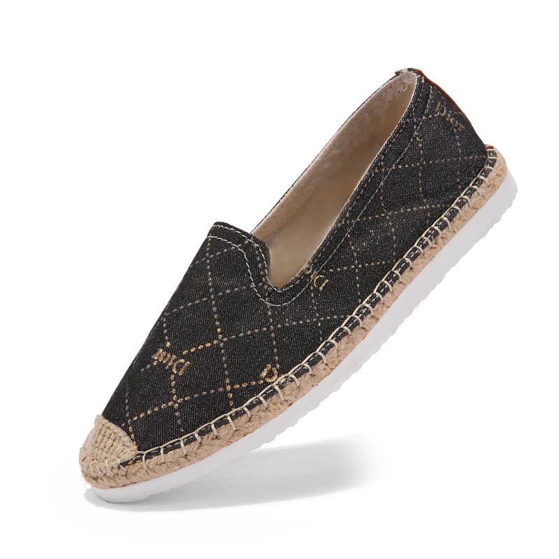 Drop Shipping Women Espadrilles Flat Lifestyle Shoes Women Jute Sole