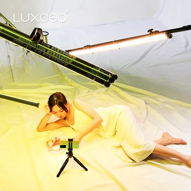  LUXCEO P120 4FT 1 2 m светодиодный светильник для фотосъемки водонепроницаемый IP68 RGB видео с управлением через приложение полноцветный студийного