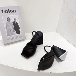 716-2 summer candy color women high heel shoes sandals