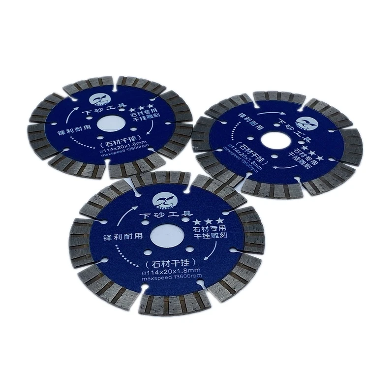 Factory Direct Sale Ceramic Tile Strong And Durable Without Breakage Blue Saw Blade Cutting Disc