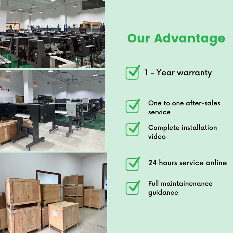 9-Color Fluorescent A1 60cm DTF Printer with 600mm Dimension Digital China Printing Machine