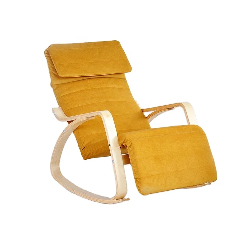 modern bent wood rocking chair wooden floor rocking chair