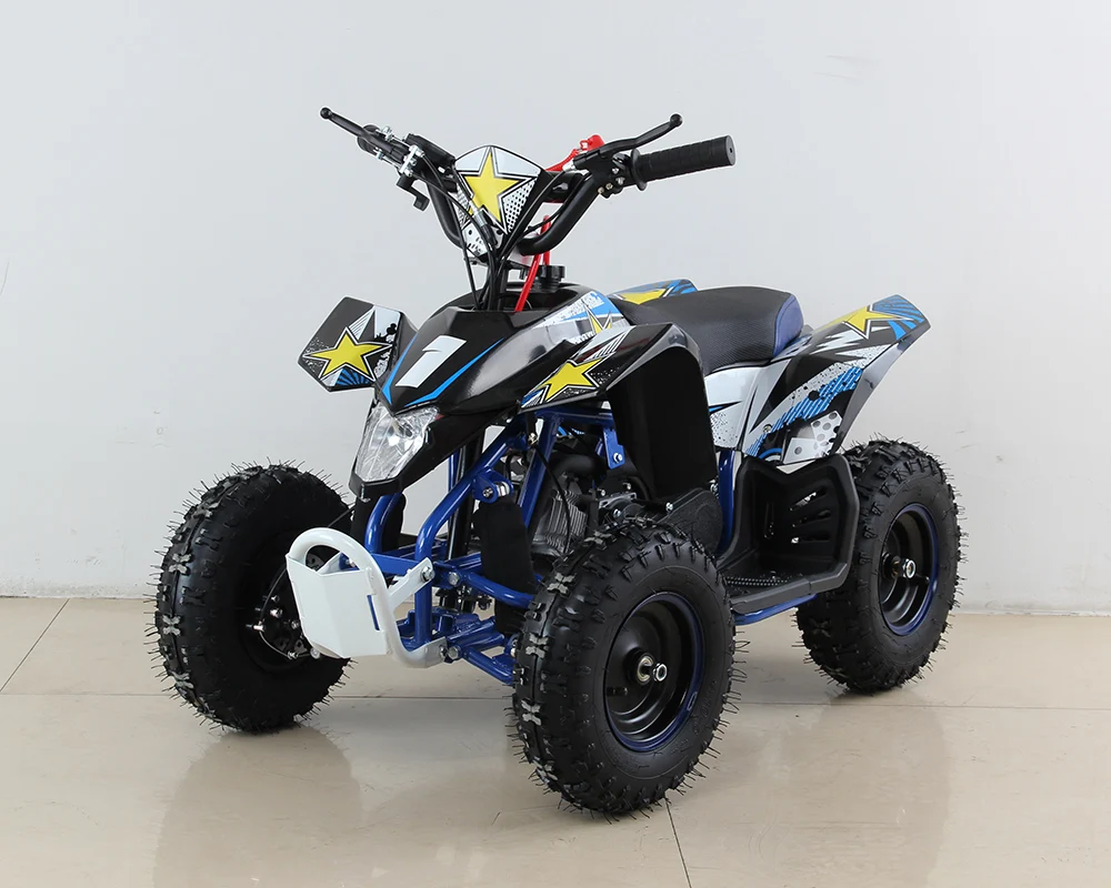 49cc двигателя 2-х тактный двигатель старт тяги с коробка передач Мини Мото желтый Quad мини Atv 49 Cc