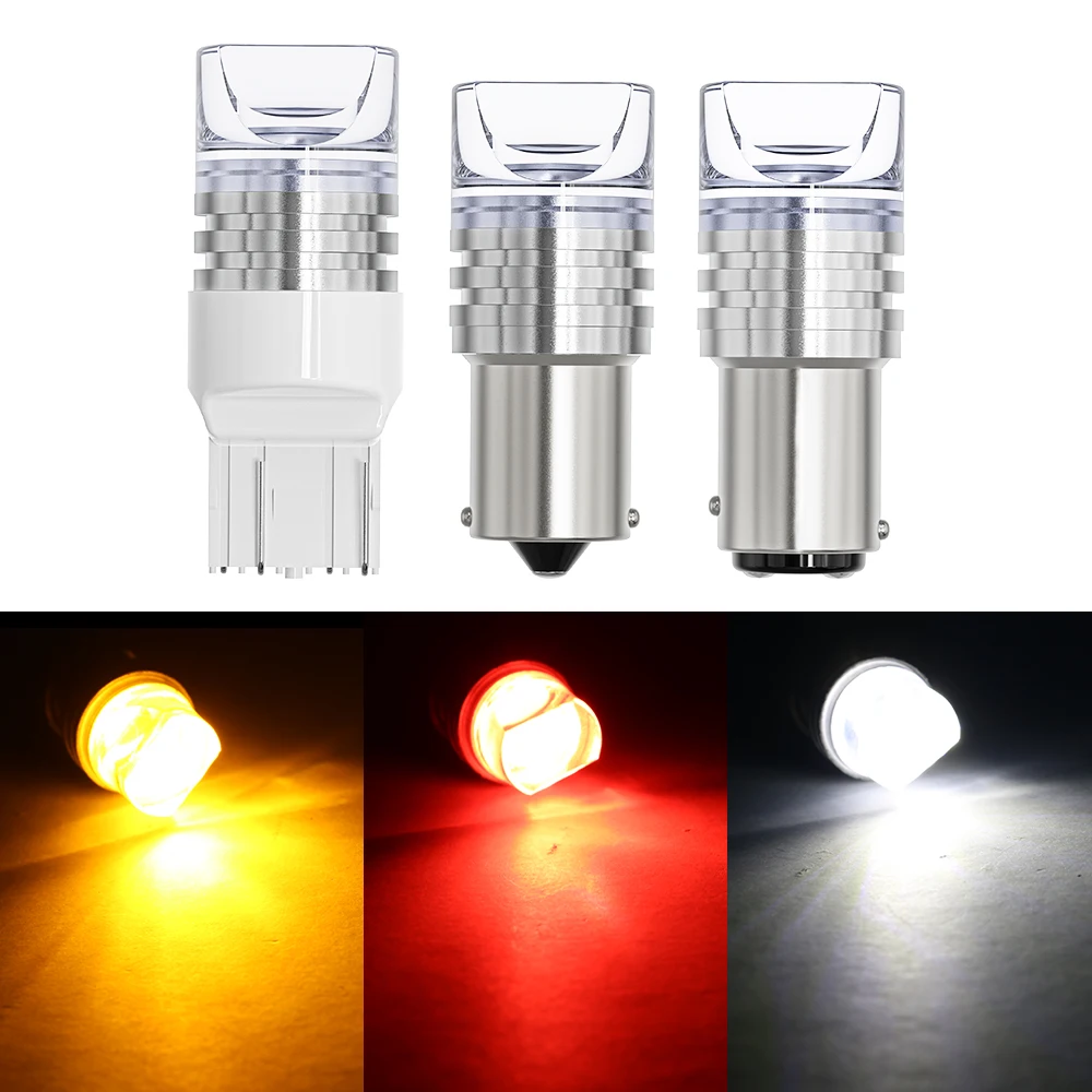 2022 Latest 1156 1157 2835 9smd LED Turn Signal Light Strobe Flash Brake Light Reverse Bulb