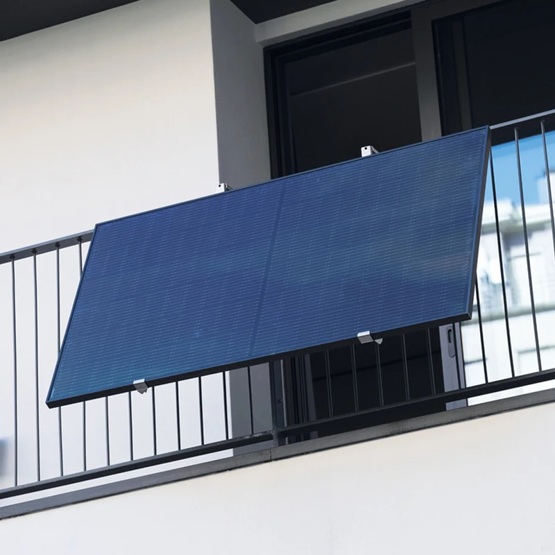 Plug And Play Solar Micro Inverter System Kit Balcony Photovoltaic System Power Plant 1200 Watt Complete Solar On Balcony