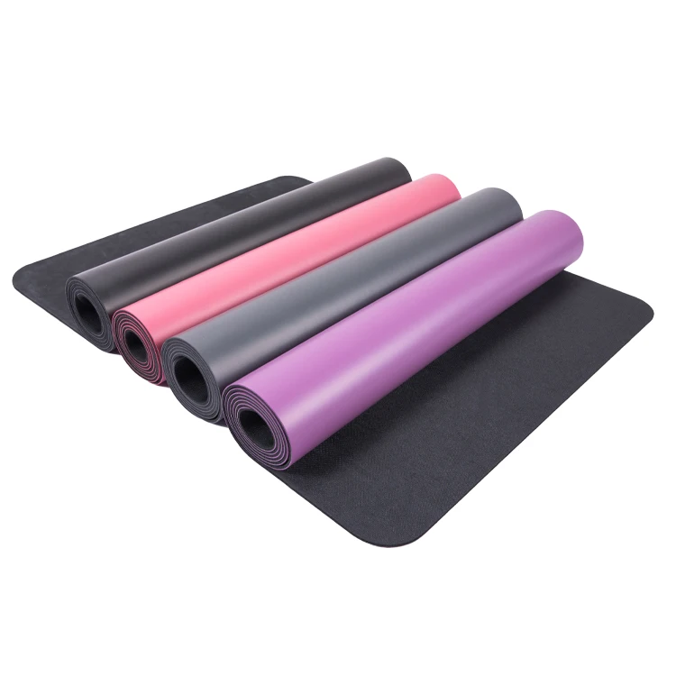 Eu Quality Pu Rubber Natural Nonslip Polymer Environmental Resin 4mm Mandala Vegan Leather Yoga Mat