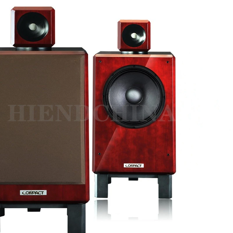 GZ-011 15 Inch HiFi Household Split Horn Ultra-imported Bookshelf Loudspeaker Speaker 2-100W 8 Ohm