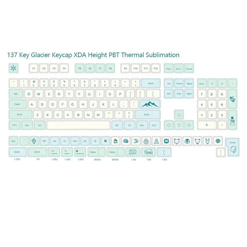 Keycaps 137 Keys Oem Profile Pbt Dye Mx Switch Keyboard Keycap