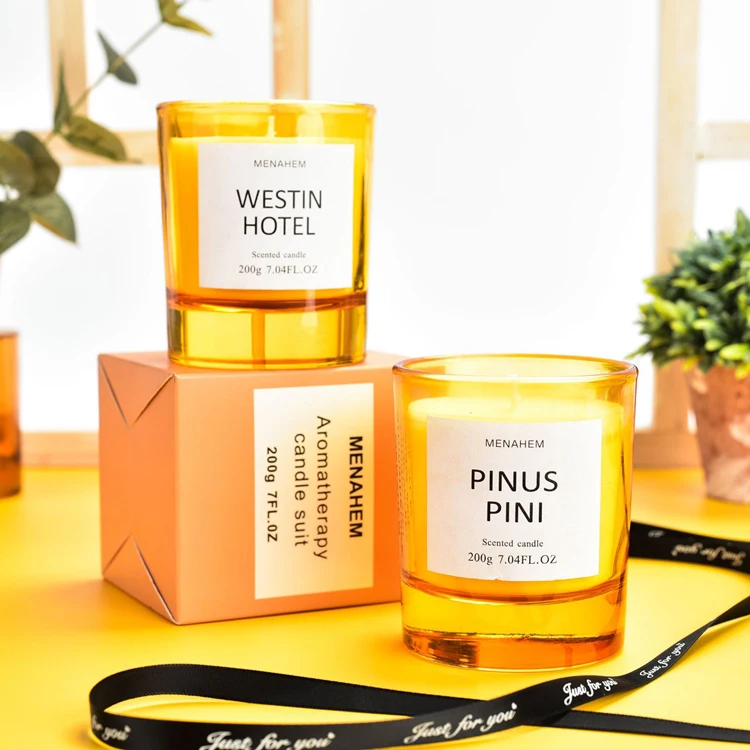 Wholesale Price Factory Direct Luxury Soy Wax Customized Label Scented Candles