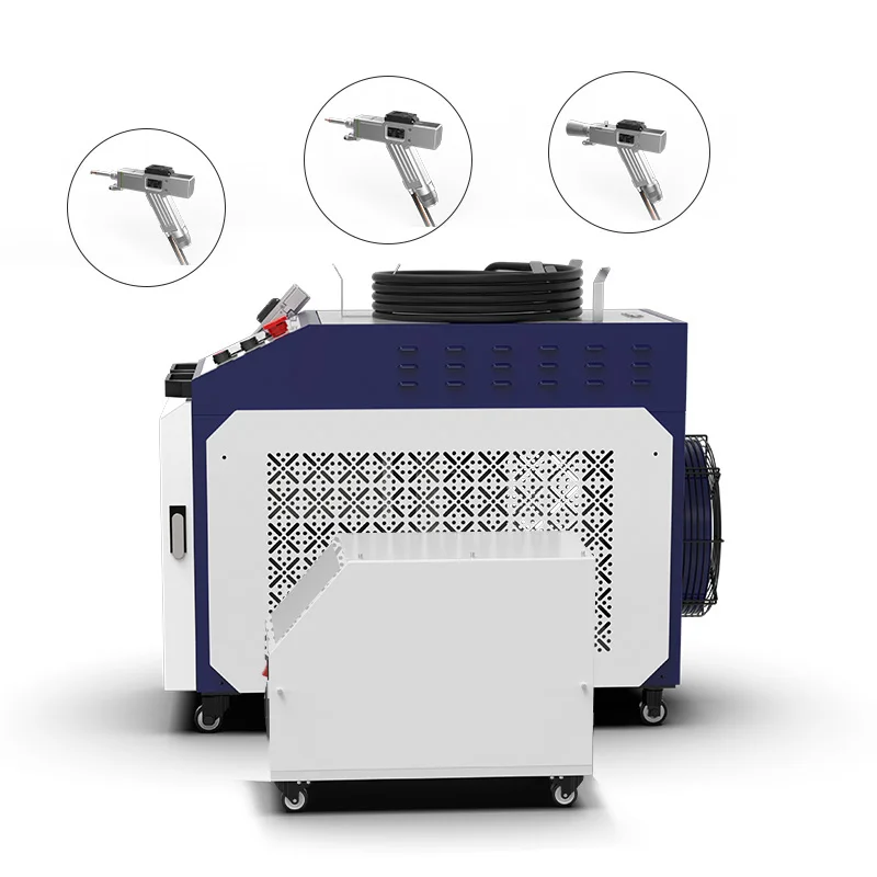 Acme Handheld 1000w 2000w 3000w fiber welder cutting cleaning 3 in 1 laser welding machines  for steel metal stainless aluminum
