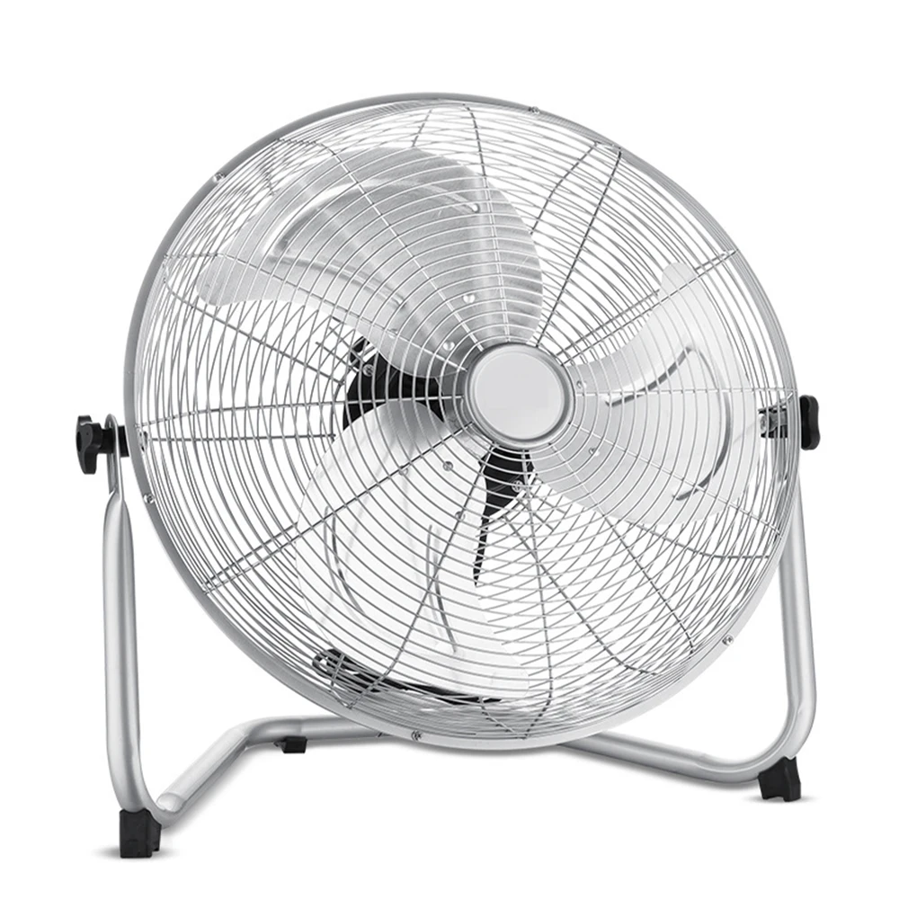 16 18 20 Inch High Velocity Big Size Portable Outdoor Camping Industrial Ground Pedestal Fan Home Metal Electric Air Floor Fan