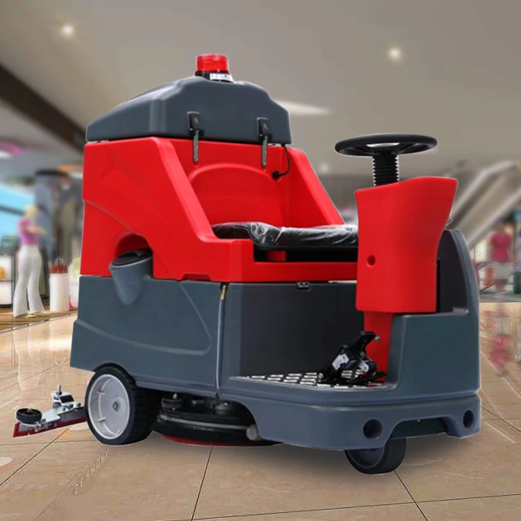 professional industrial commercial scrubber washing tile ride on auto automatic floor cleaning machine for sale
