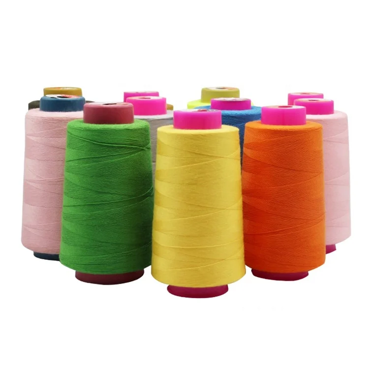 High quality 100% polyester 402 sewing thread 3000yards spooling machine coil winding machine thread made in China