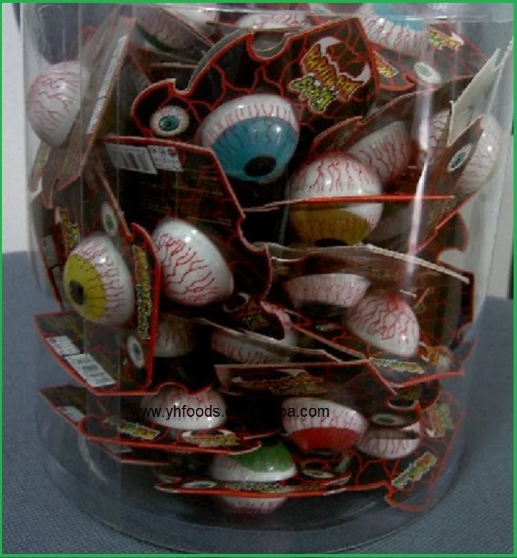 Halloween 3D eyeball gummy candy body parts soft jelly sweets