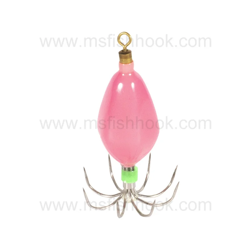 2021 popular 50g  Occlaw squid hook  luminous  ball  sea fishing lures  six eight claws twelve 6 8 10 claws