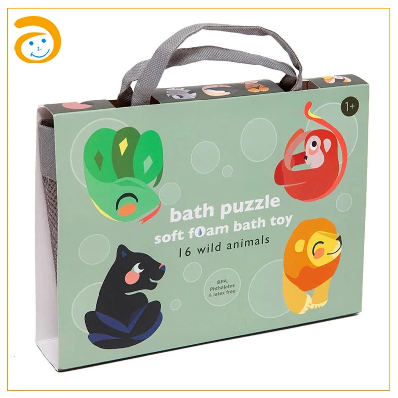 New Arrival Baby Early Education Puzzle Toys Bathroom Floating EVA Foam Animal Toys Kids Bath Toys