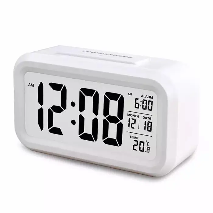 Smart Clock Night Light Calendar Temperature LED Digital Table Smart Digital Alarm Clock