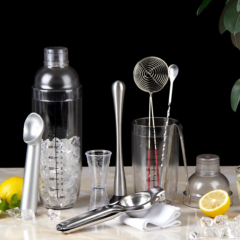Factory Direct Bar Tools  Cocktail Shaker Set Plastic Cocktail Shaker