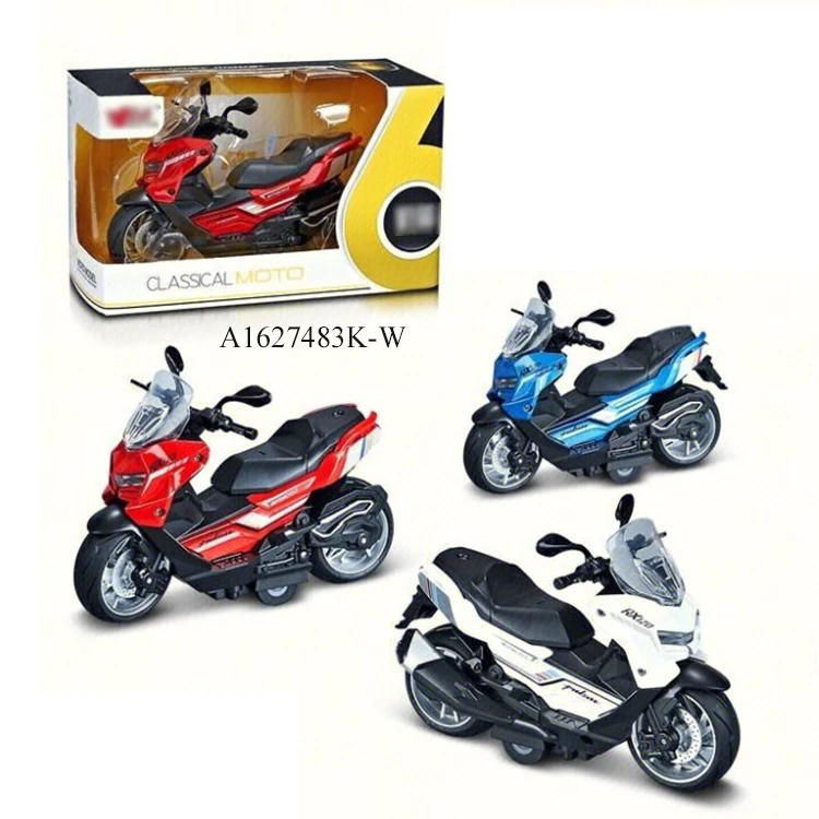 1:10  scale pull back mini alloy motorcycle toy motorcycle for children