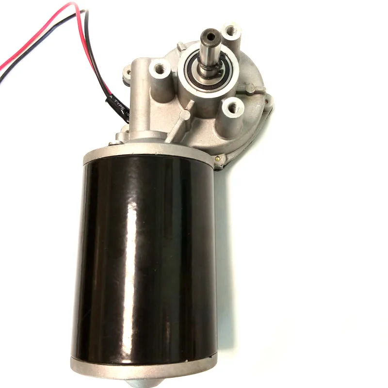 High Torque Low Speed 200Kg Cm 50Kgcm Micro Gearbox Worm Gear Brush 12V 200W Dc Motor