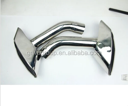 Chrome 304 Stainless Steel Exhaust Muffler Tip for BMW X6 E71