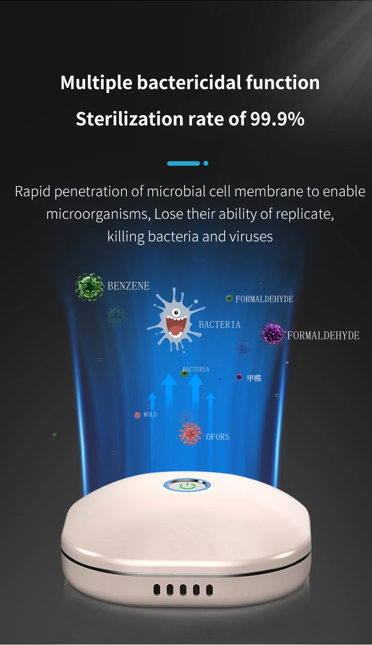 Озоновый плазменный очиститель воздуха для холодильника, модуль стерилизации воздуха, дезодорирующий генератор озона