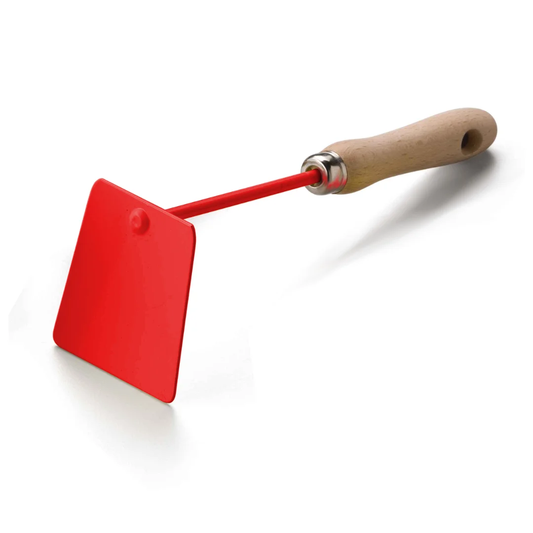Top Selection Educational Wooden Kids Tools Small Square Hoe 6 cm Set for Outdoor Play Beach & Garden Sand in the Sun