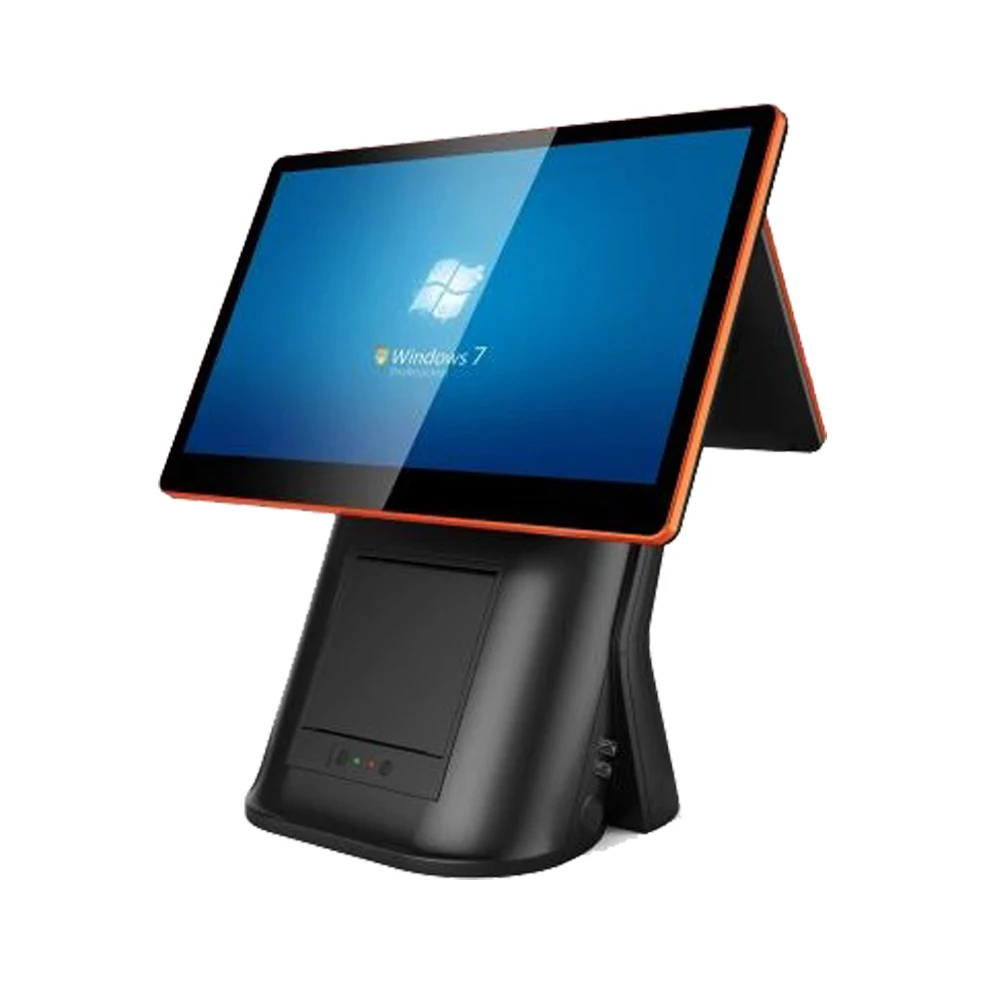 Двойной сенсорный экран 15 6 дюйма китайский POS-терминал с принтером Android POS-оборудование Лидер продаж