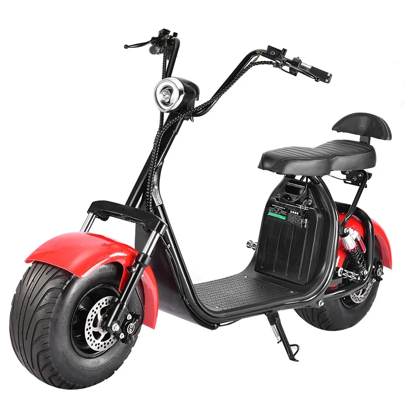NEW-X7 Hot Sale Red Citycoco Electric Scooter 1000W Power Halley Electric Scooter Citycoco