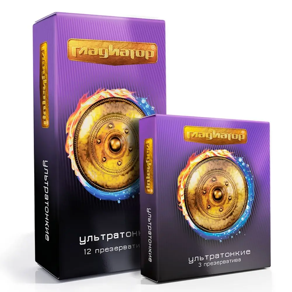 
Superthin condoms Gladiator 
