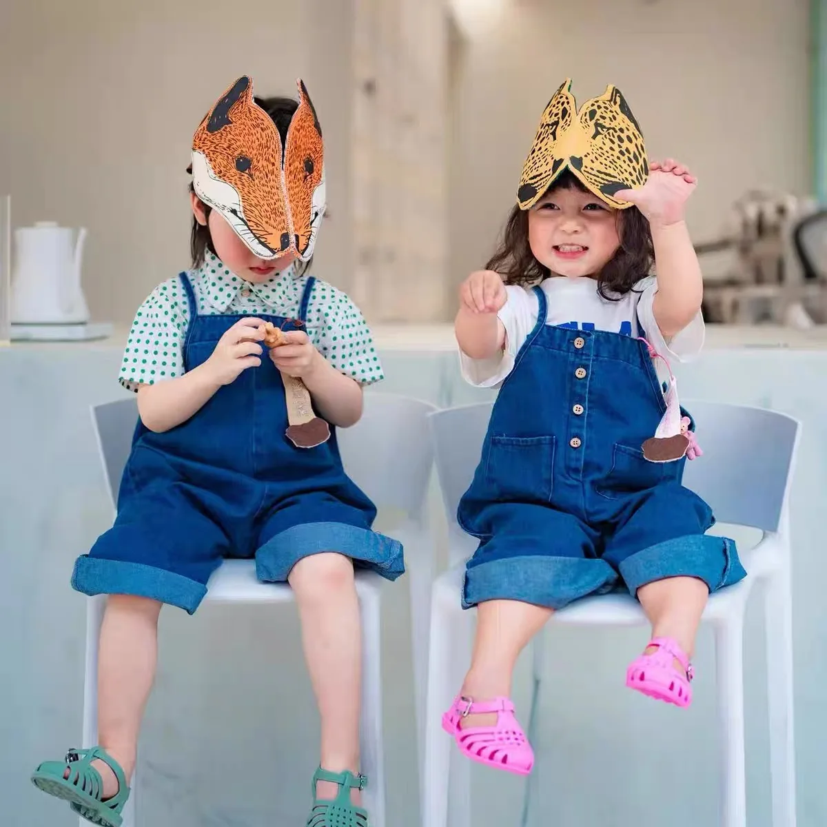 Custom simulation animal headgear plush animal head mask Custom Animal Headwear Fun Masks Stage performance props