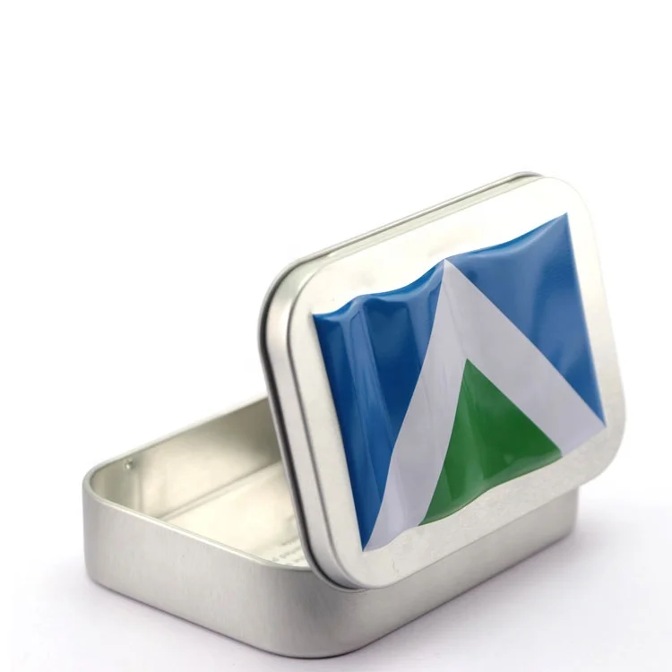 Decorative Cheap Empty Metal Packing Gift Storage Tin Box Container With Lid