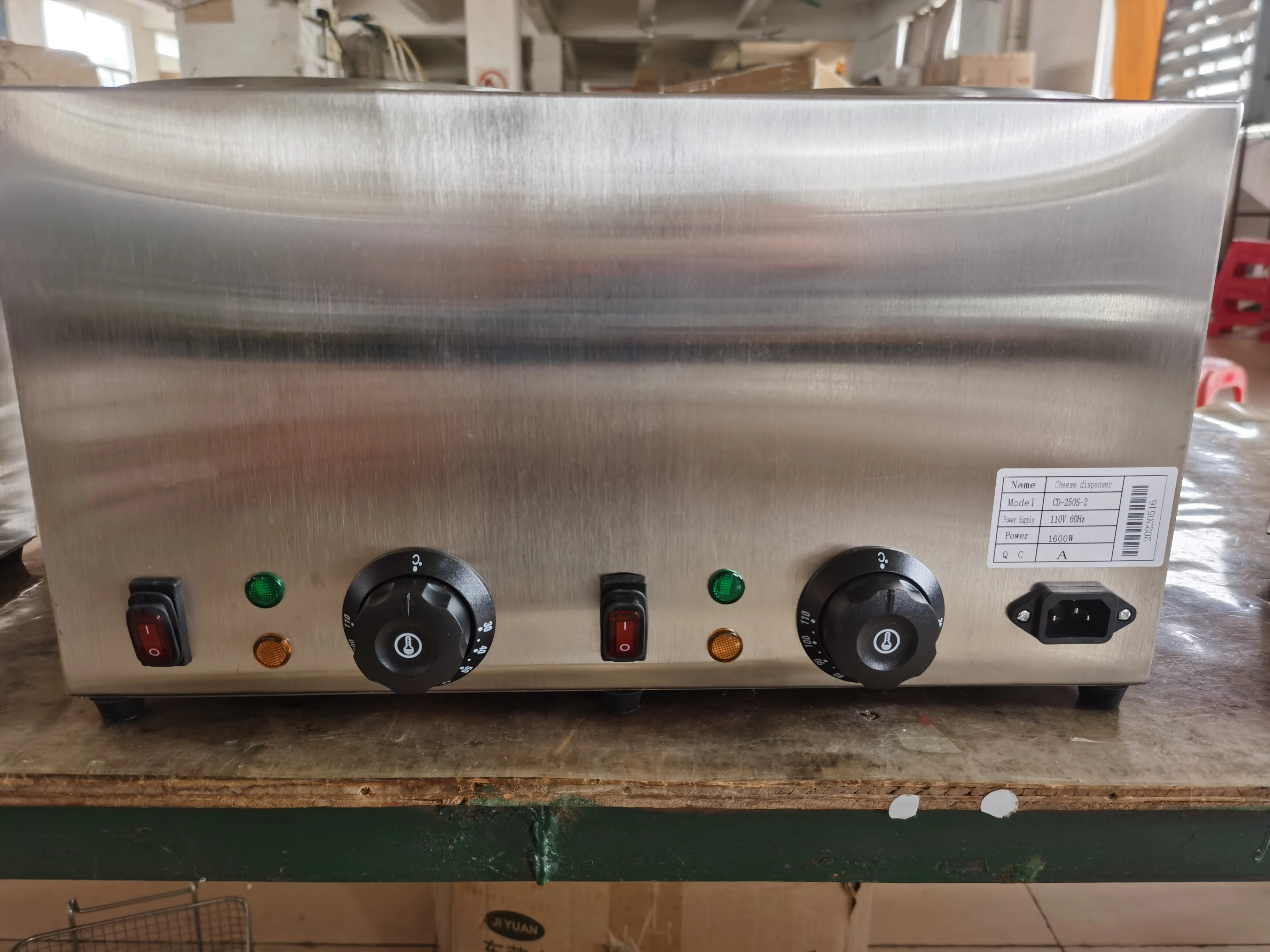 Stainless Steel Two Pump Head Condiment Sauce Dispenser Sauce Dispenser Sauce Tomato Juice Jam Dispenser