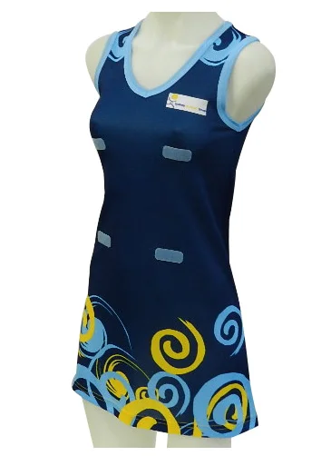 Custom High Quality Women Dress netball Skirts Clothes Clothing Sublimation  Sticker Embroidery OEM Customized Logo Item