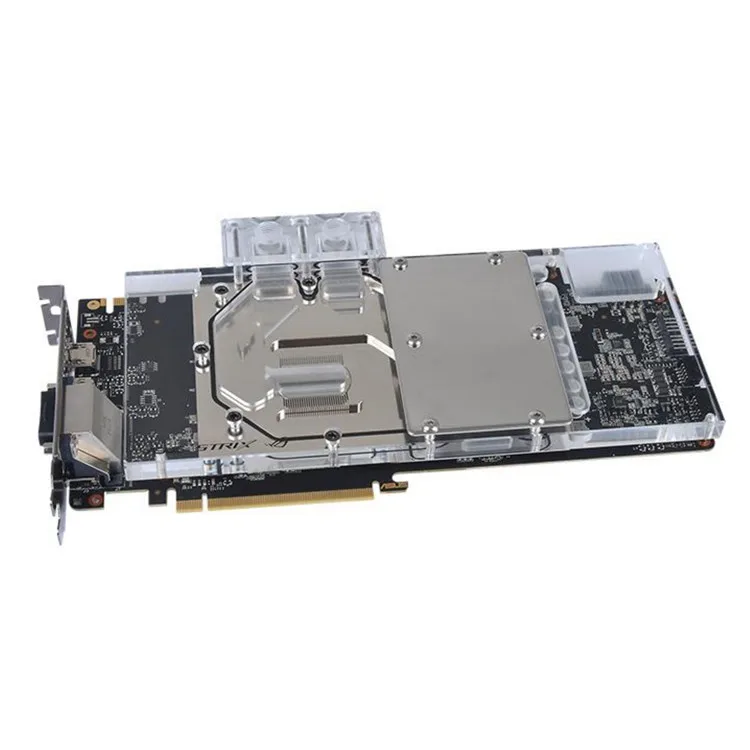  Bitspower Brizo GPU VGA водный блок для ASAS TUF Gaming X3 Radeon RX 5700 XT PC графическая карта охладитель