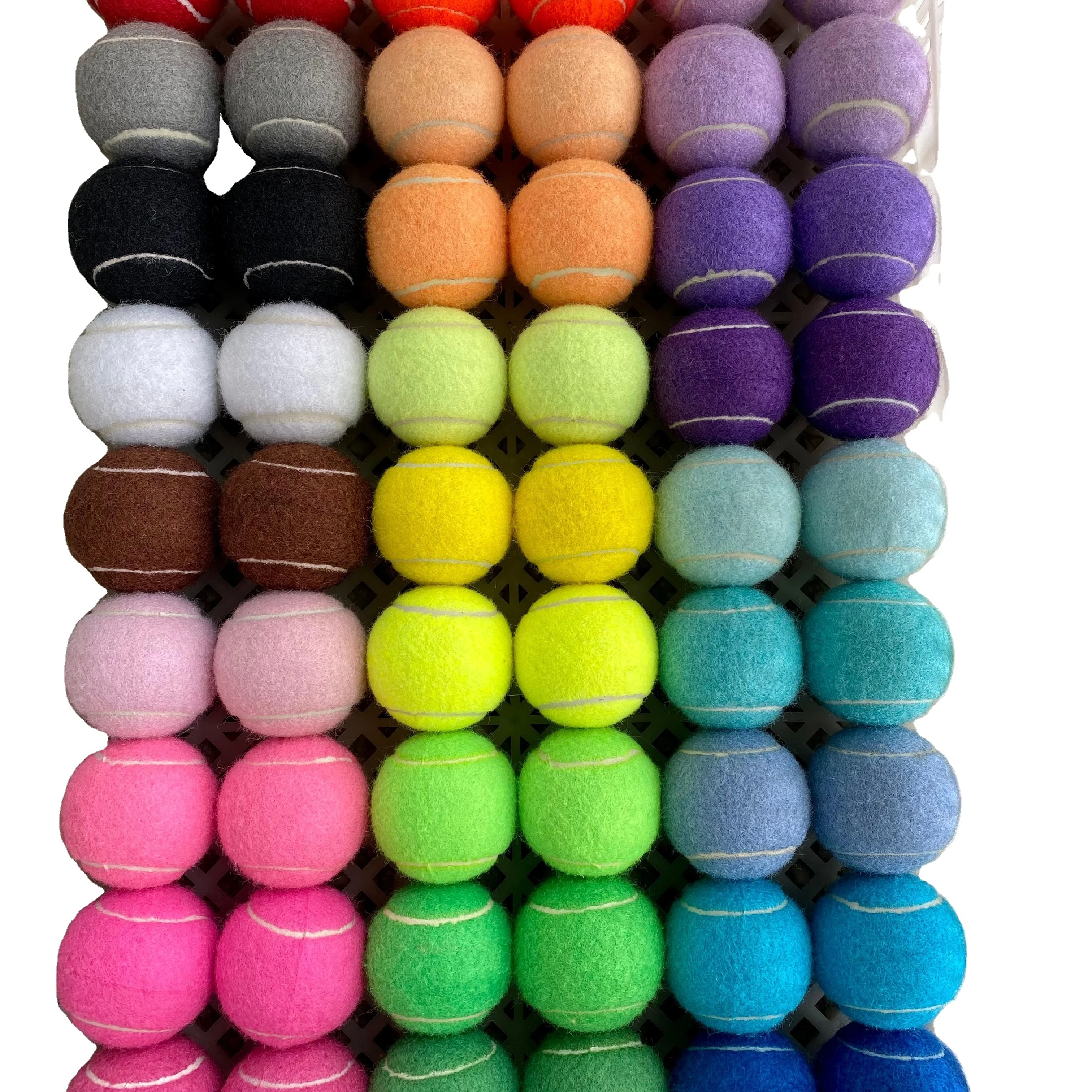 Professional hot sale high Quality color pink  Tennis paddle custom tennis ball for training