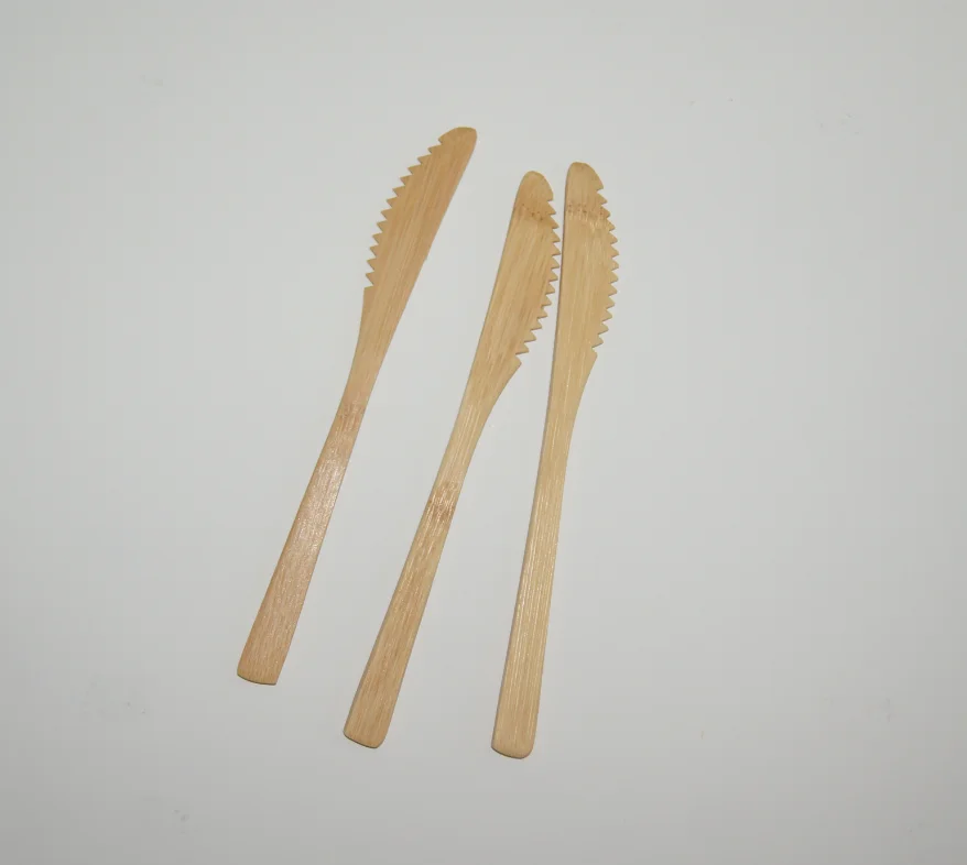 Bamboo utensils/ knife, fork, spoon and bamboo straws in one package and SS brushes
