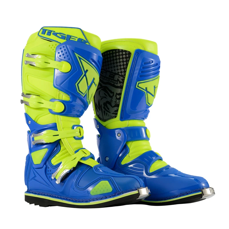 MX1 Motorcycle Shoes Riding Racing Waterproof Breathable Leather Motorbike safety protection Motocross Boot