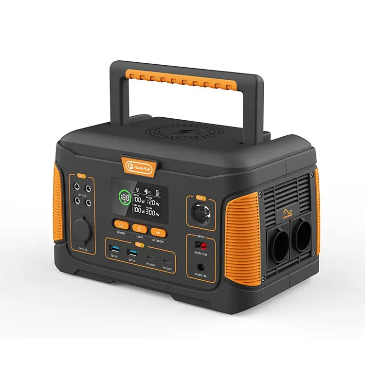 Flashfish J1000 500w 1000w открытый беспроводной зарядки батареи кемпинг портативная солнечная зарядка станции генератора энергии для ЕС настенная