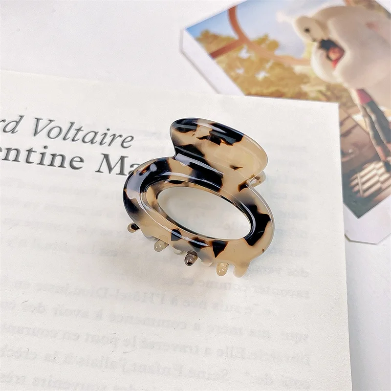 Sweet 2024 Mini Acetate Claw Clip for Women Girls Hair Claw Korean Style Chic Crab Hair Clip Hairpins Women Hair Accessories