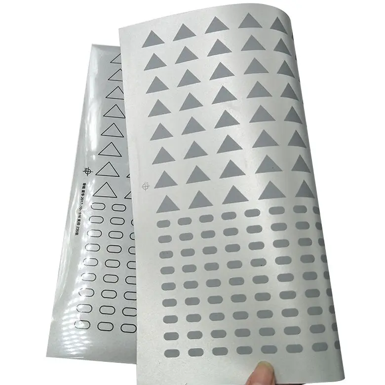 Silk screen printing reflective film with ink heat transfer vinyl