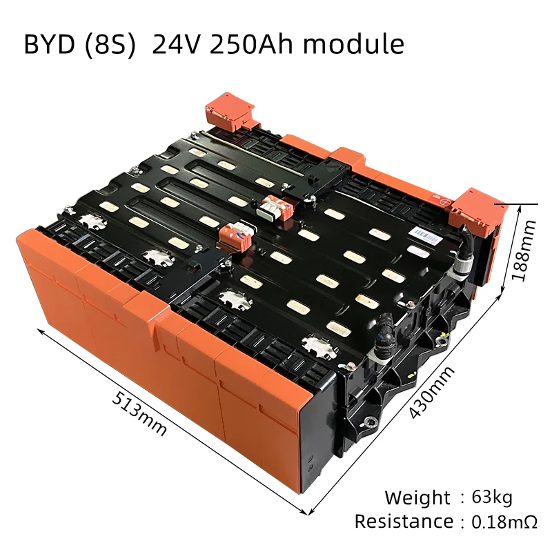 Низкая цена lifepo4 выгодная оригинальный модуль BYD 24 в 250 Ач для хранения энергии и