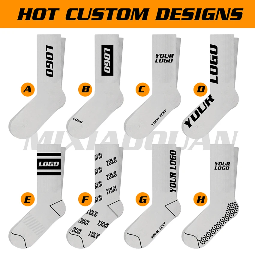 New design trendy custom logo fashion color socks hot selling student middle tube socks