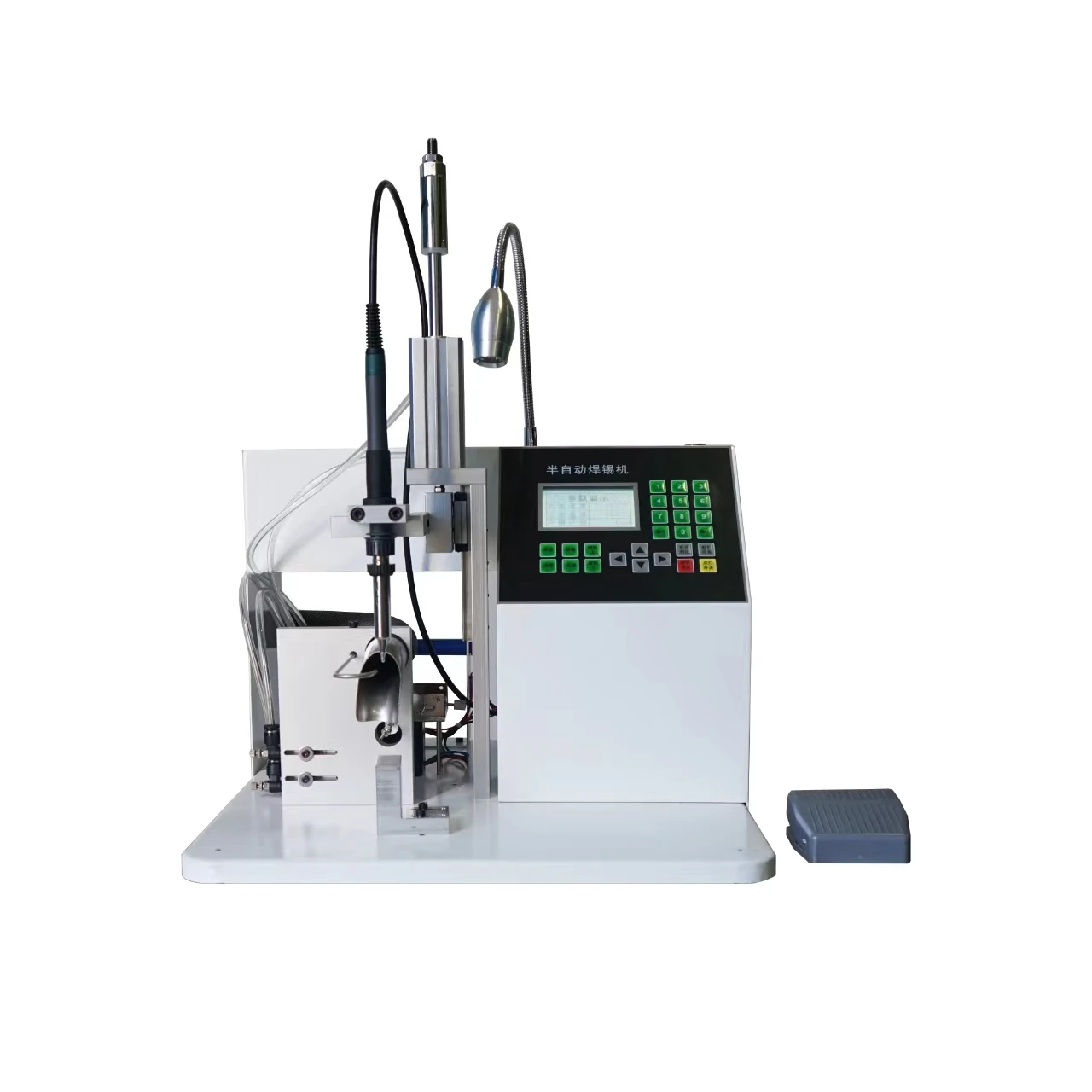 Lamp strip PCB lamp board desktop Cable Wire  Soldering  Machine semi automatic usb cable soldering machine