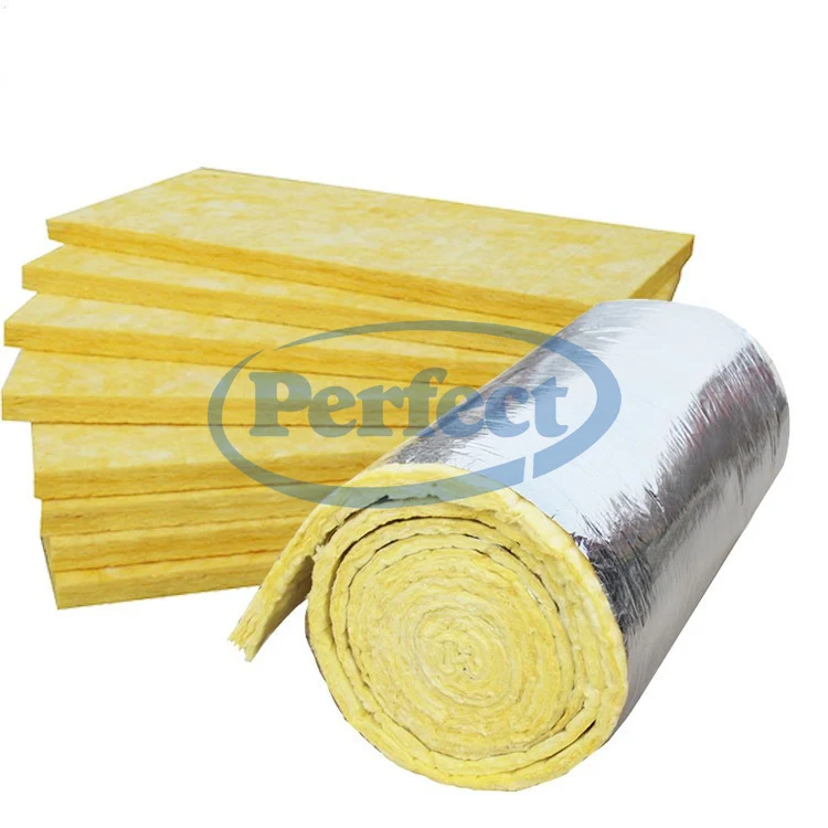 High Quality China Manufacture Fiber Glass Wool Insulation With Facing Flexible Duct Insulation