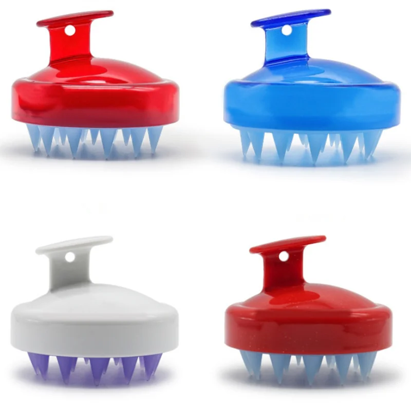 Silicone Head Hair Shampoo Scalp Massager Brush Massage Scalp Shower Brush, Silicone Brush For Shampoo