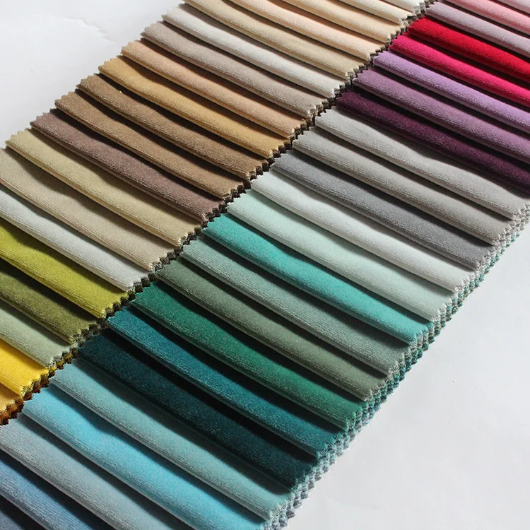 Hometextile 100% Polyester knitting holland velvet sofa fabric Waterproof upholstery holland velvet fabric for sofa furniture