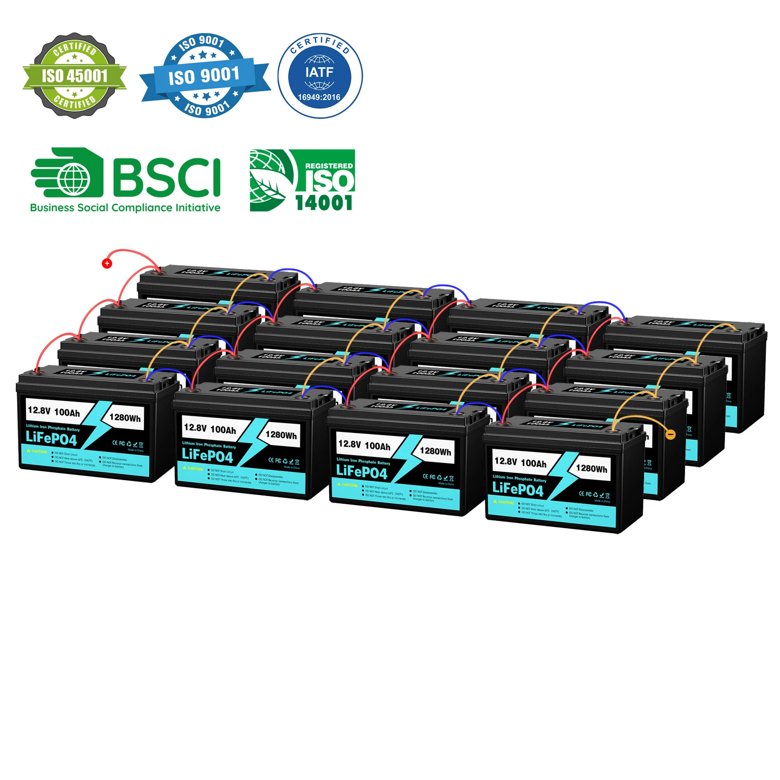 Lithium Iron Phosphate Battery Eco 12v Lifepo4 Epoch Rv Deep Cycle 6-dw-7 Made in China