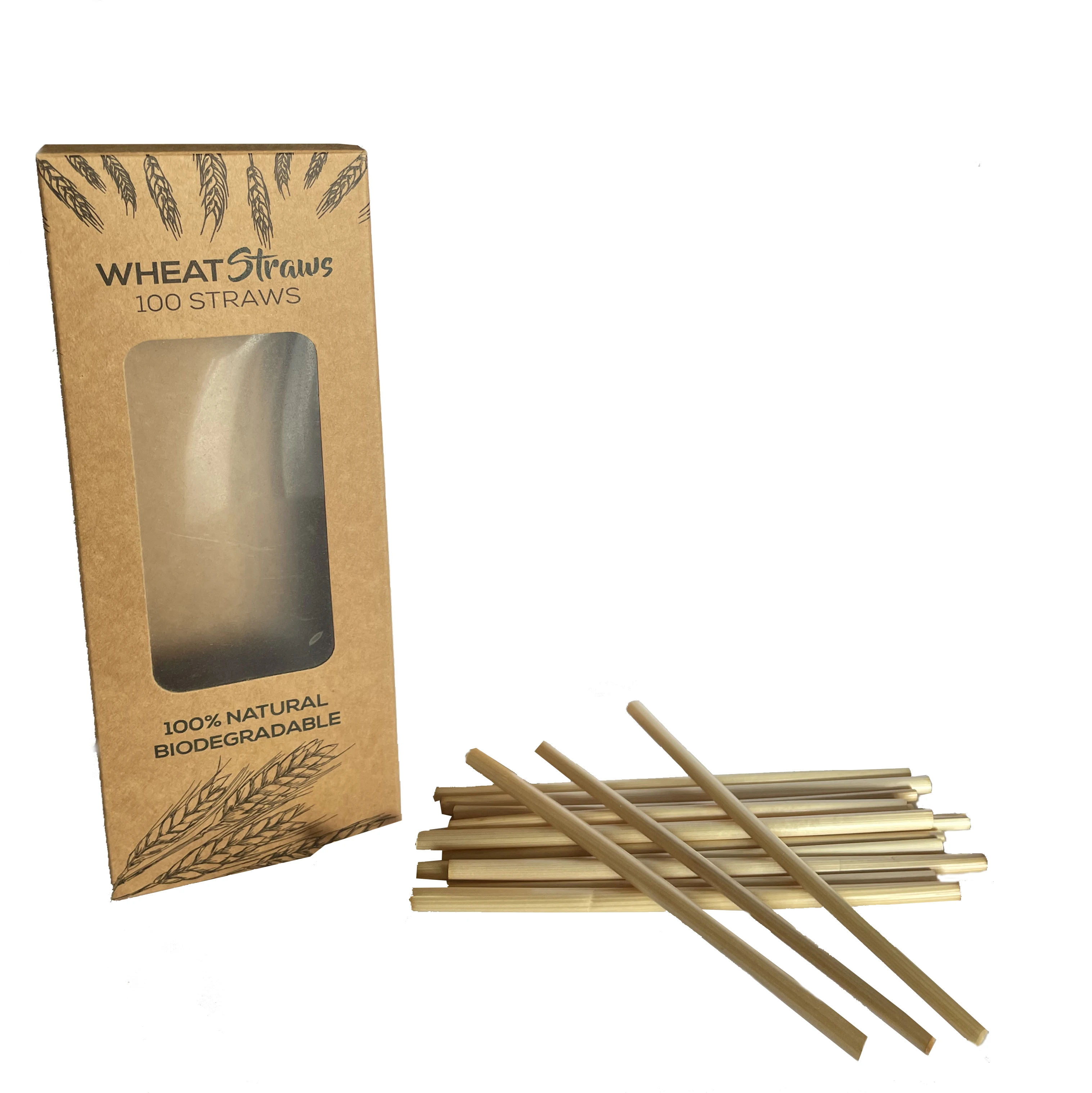 Wheat straw ECO friendly agave natural straw drinking biodegradable disposable wheat straw